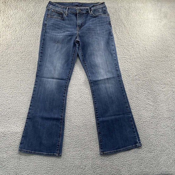 Levis Demi Curve Boot Cut Jeans Womens 12 (30X29) Western Cowgirl Classic Clean - Picture 1 of 15